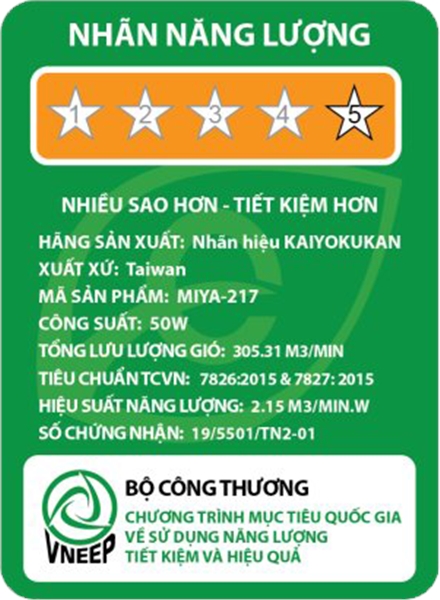 5-star energy label