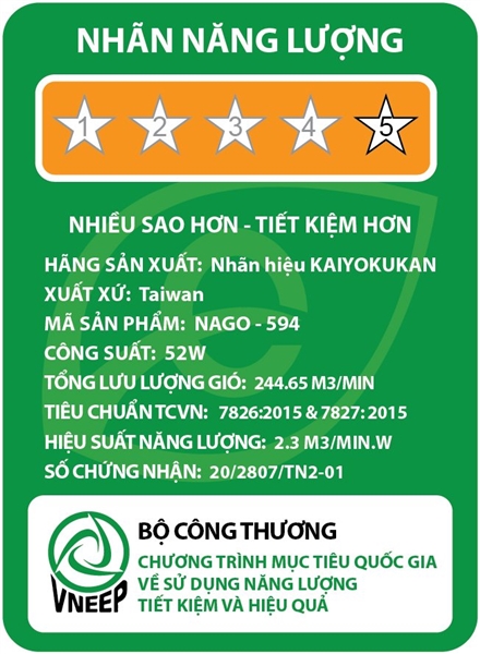 5-star energy label