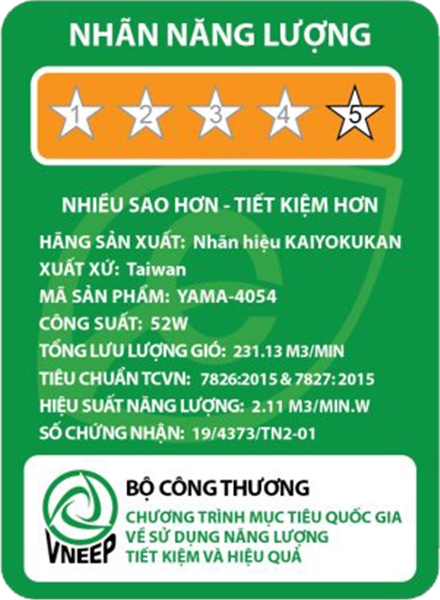 5-star energy label