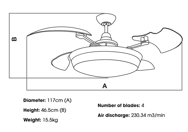 KaiyoKukan Toya ceiling fan is suitable for what kind of space?
