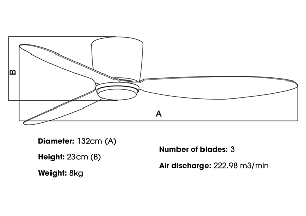 KaiyoKukan Saita 102 ceiling fan is suitable for what kind of space?