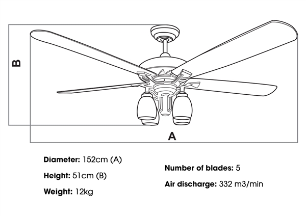 KaiyoKukan YOKO ceiling fan is suitable for what kind of space?