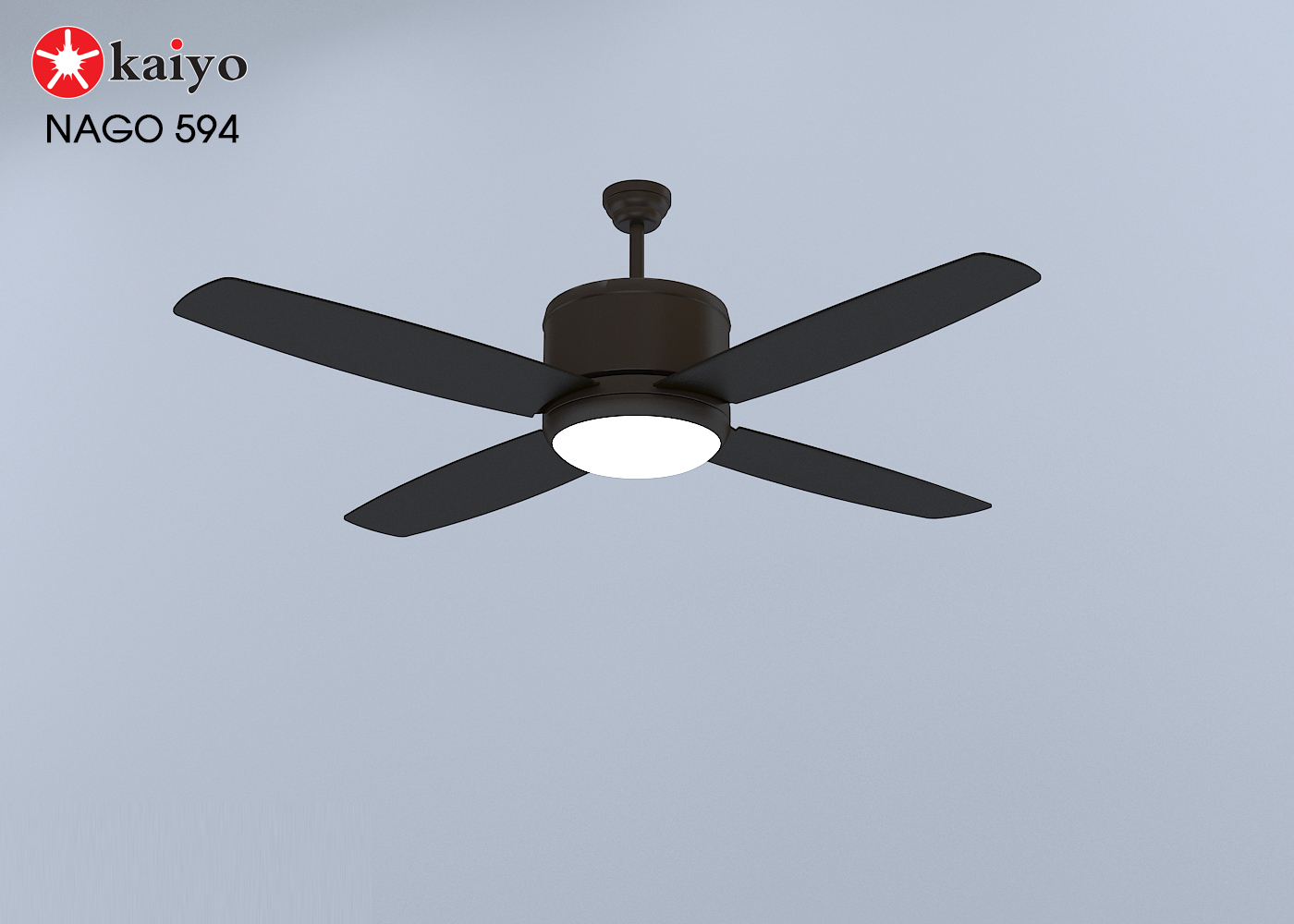 3DMAX quạt trần KaiyoKukan NAGO 495