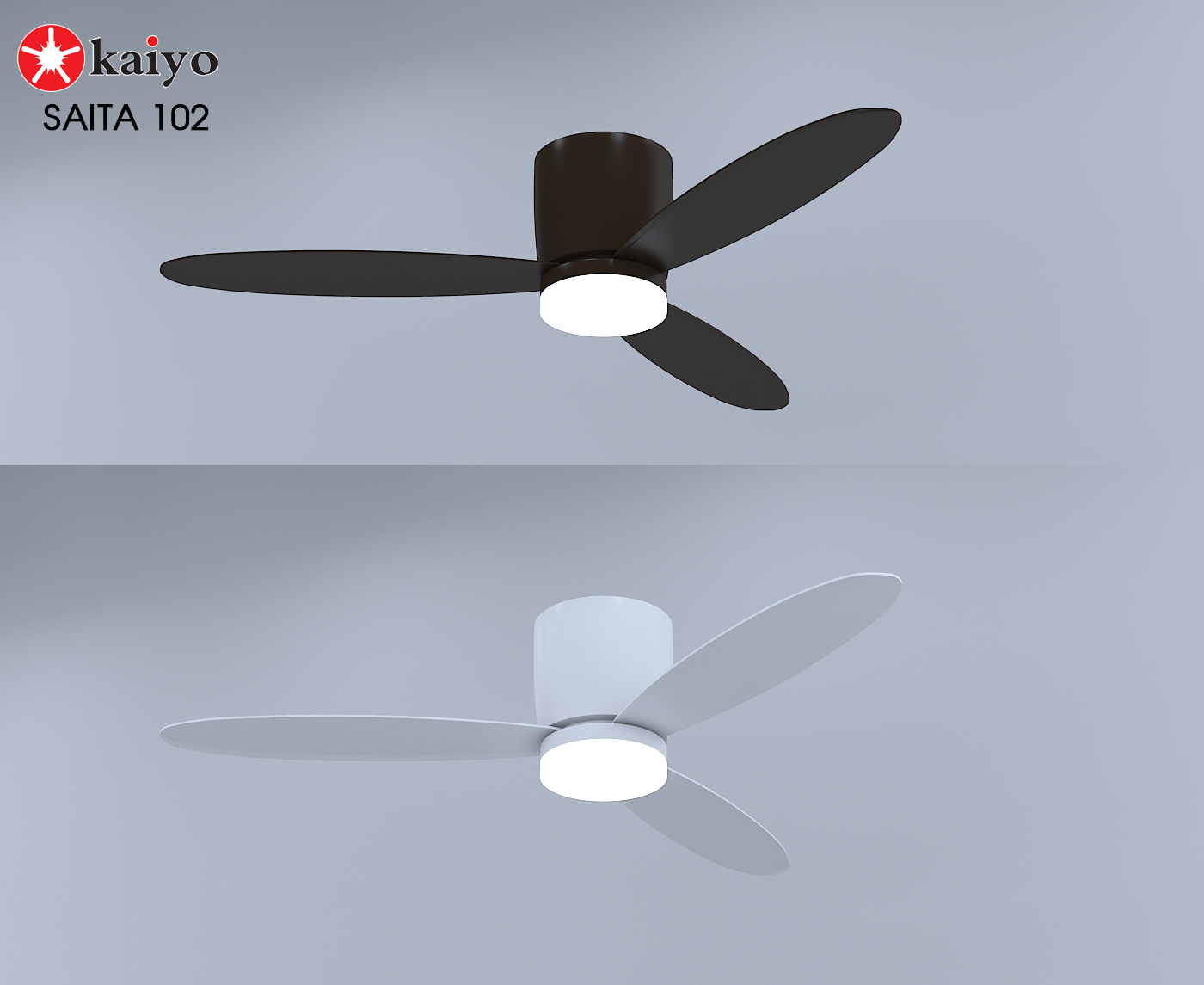 3DMAX quạt trần KaiyoKukan SAITA 102
